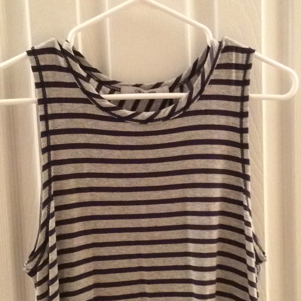 Ladies small Coin 1804 sleeveless shirt stripes